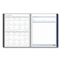 Blue Sky Passages Weekly/Monthly Planner, 11 x 8.5, Charcoal Cover, 12-Month (Jan to Dec): 2025 (100008)