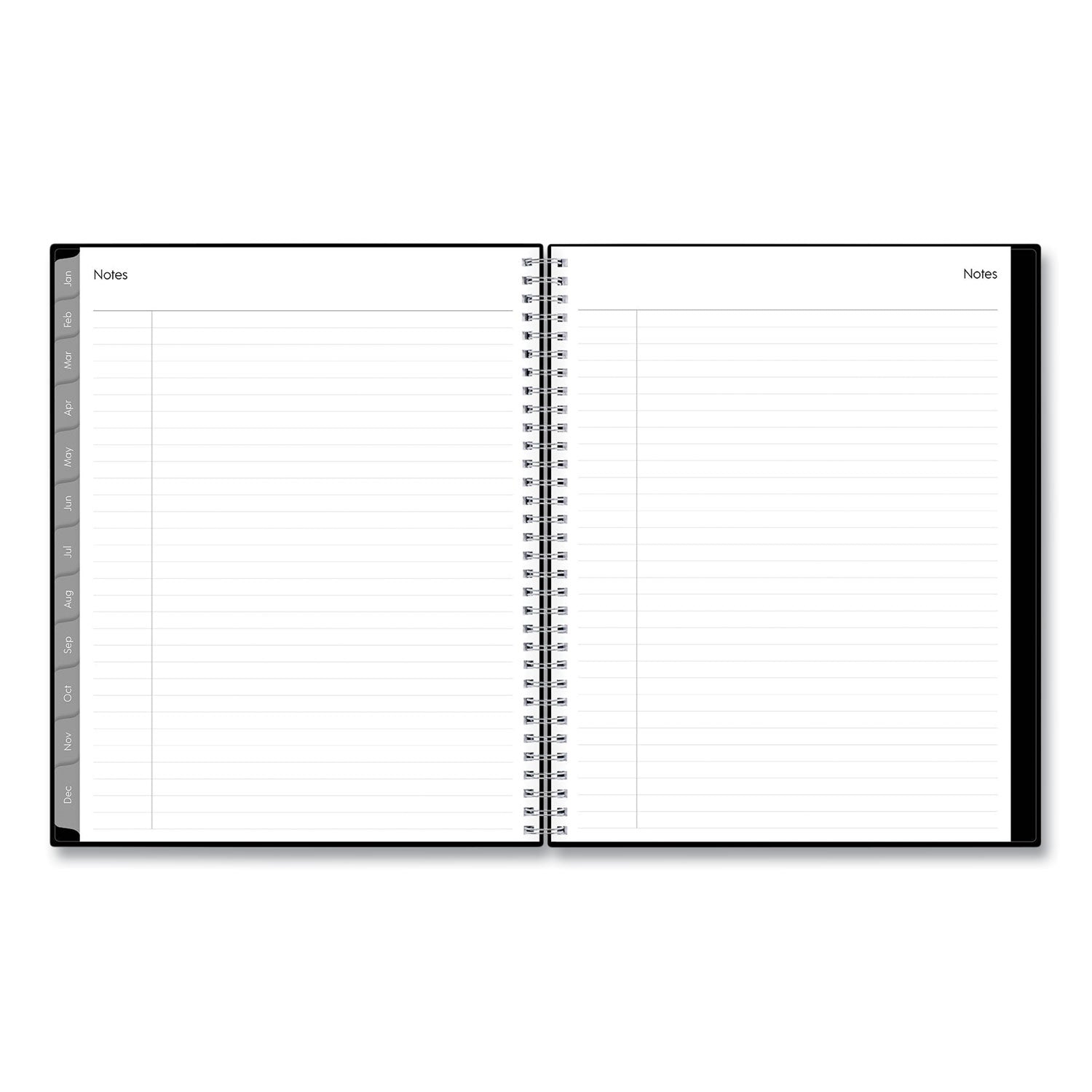 Blue Sky Enterprise Weekly/Monthly Planner, 11 x 8.5, Black Cover, 12-Month (Jan to Dec): 2025 (111288)