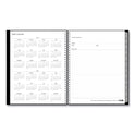 Blue Sky Enterprise Weekly/Monthly Planner, 11 x 8.5, Black Cover, 12-Month (Jan to Dec): 2025 (111288)