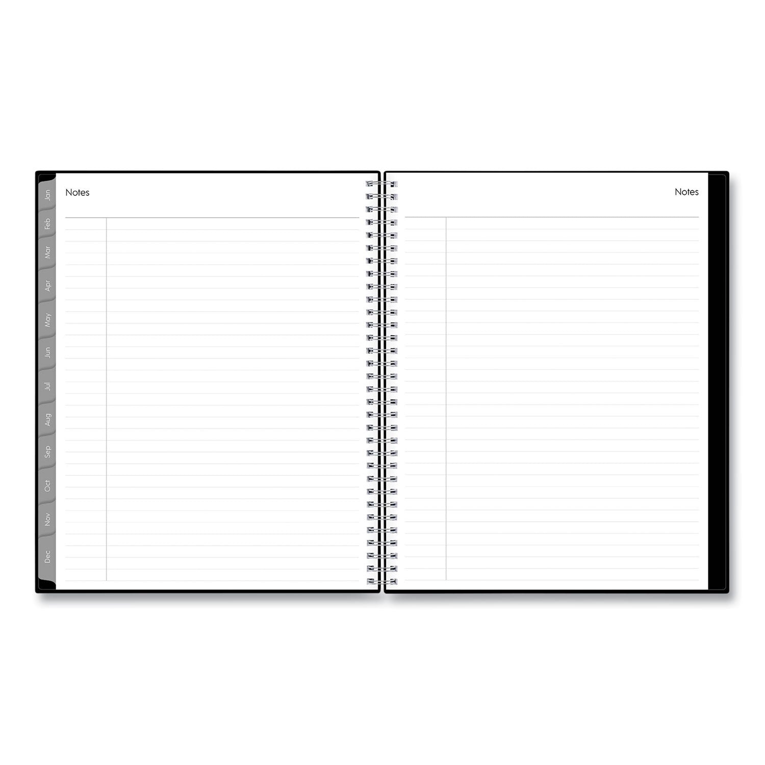 Blue Sky Enterprise Weekly Appointment Planner, 11 x 8.5, Black Cover, 12-Month (Jan to Dec): 2025 (111289)