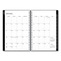 Blue Sky Enterprise Weekly/Monthly Planner, 8 x 5, Black Cover, 12-Month (Jan to Dec): 2025 (111291)