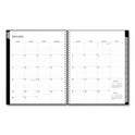 Blue Sky Enterprise Weekly/Monthly Planner, 11 x 8.5, Black Cover, 12-Month (Jan to Dec): 2025 (111288)