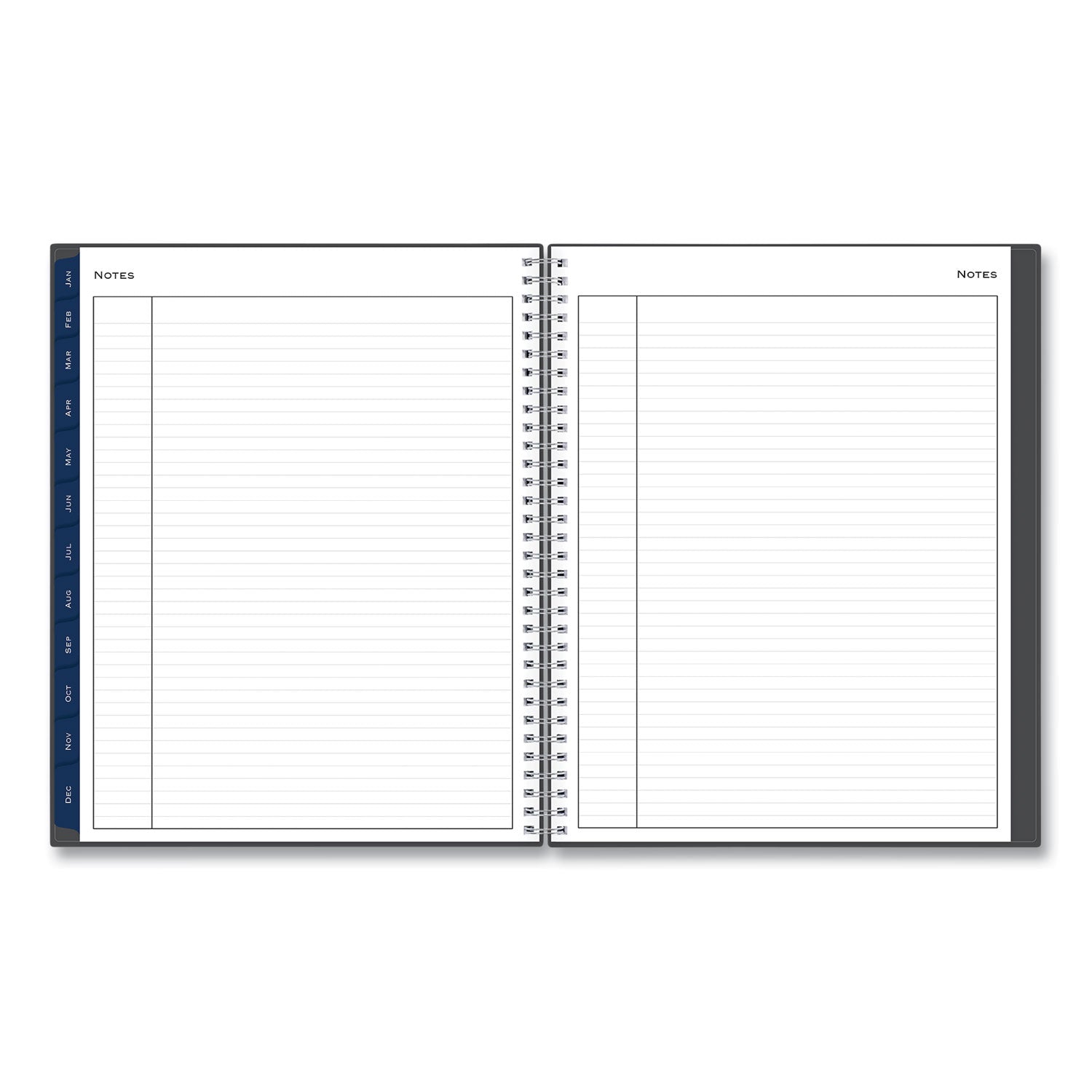 Blue Sky Passages Weekly/Monthly Planner, 11 x 8.5, Charcoal Cover, 12-Month (Jan to Dec): 2025 (100008)