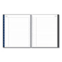 Blue Sky Passages Monthly Planner, 10 x 8, Charcoal Cover, 12-Month (Jan to Dec): 2025 (100011)