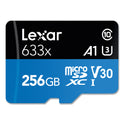 Lexar microSDXC Memory Card, UHS-I U1 Class 10, 256 GB (MI256BBNL633)