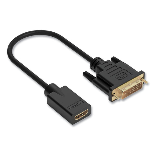 NXT Technologies DVI to HDMI Adapter, 6", Black (24400010)