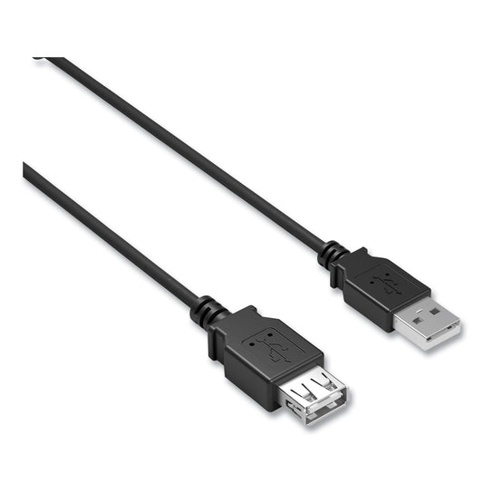 NXT Technologies USB 2.0 Extension Cable, 6 ft, Black (24400022)