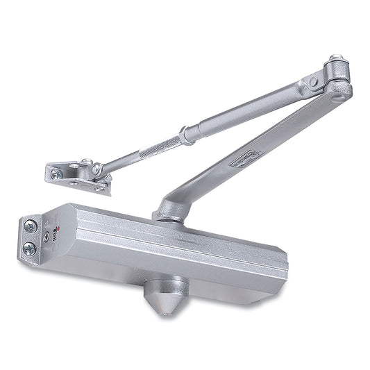 Tell 600 Series Door Closer, Adjustable 1-4 Spring Size, Aluminum (DC100018)