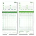 Time Clock Cards for uPunch HN3000, Two Sides, 7.37 x 3.37, 50/Pack (HNTCG1050)