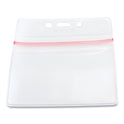 SICURIX Sealable Cardholder, Horizontal, 3.75 x 2.62, Clear, 50/Pack (BAU47830)