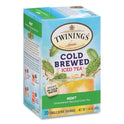 TWININGS Cold Brew Iced Tea Bags, Mint, 0.07 oz Tea Bag, 20/Box (51335)