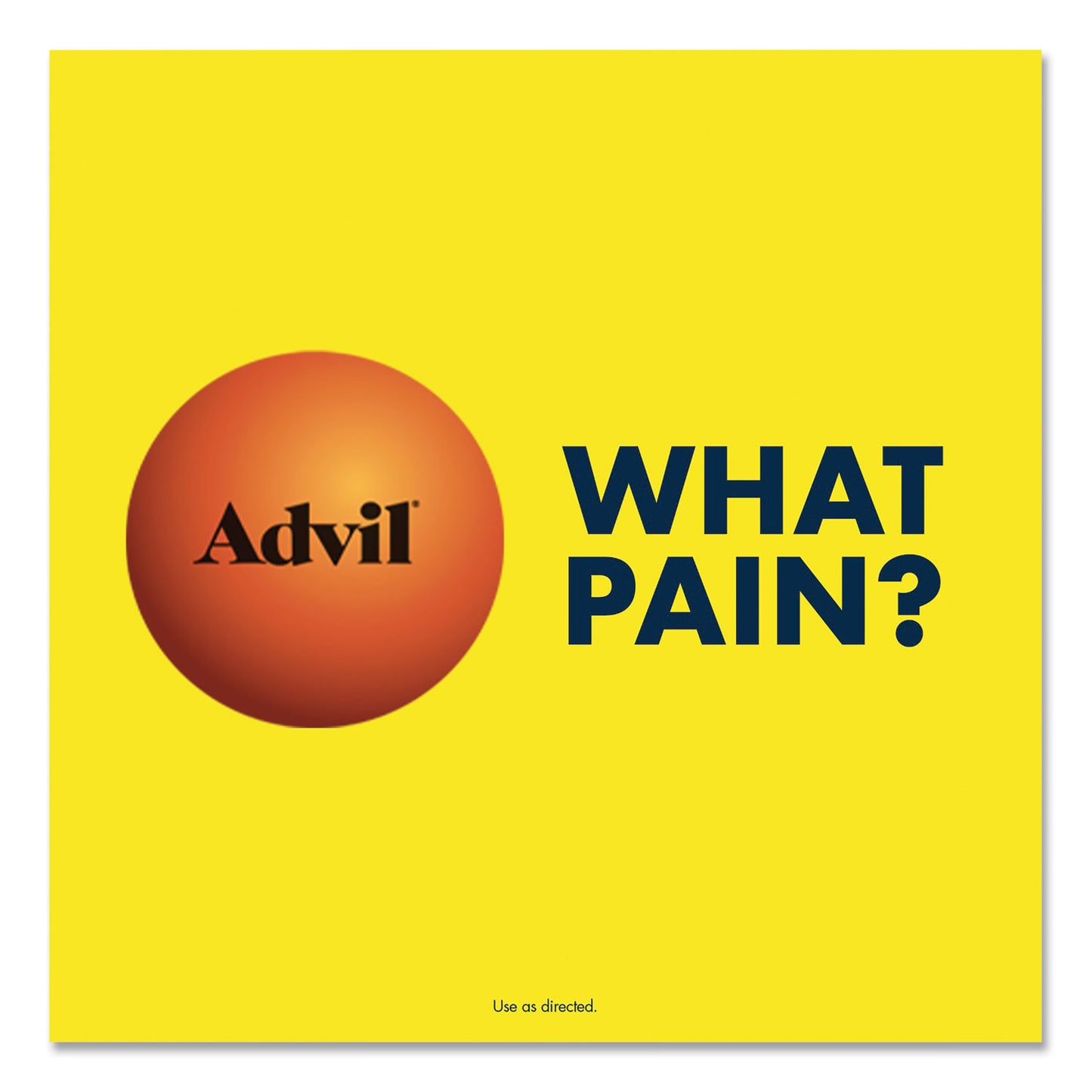 Advil Ibuprofen Pain Reliever Tablets, 100 Count (015040)