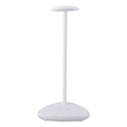 Bostitch Flexible Wireless Charging LED Desk Lamp, 12.88" High, White (VLED1816BOS)