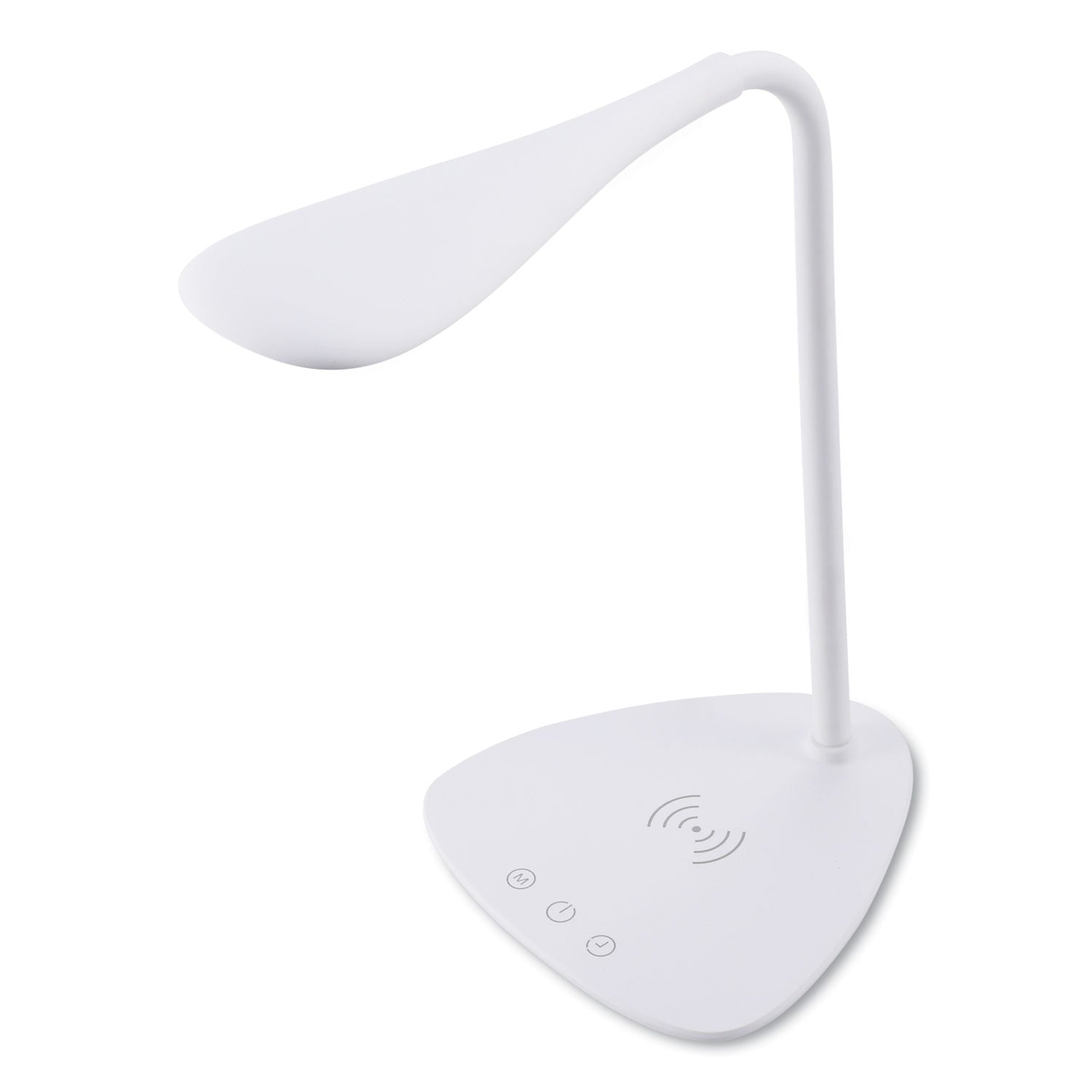 Bostitch Flexible Wireless Charging LED Desk Lamp, 12.88" High, White (VLED1816BOS)