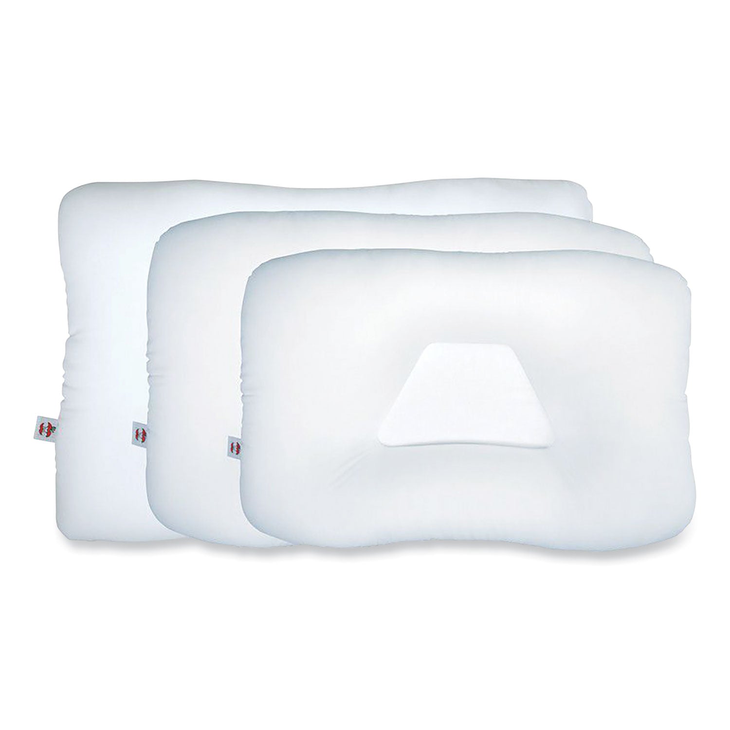 CoreProducts Mid-Core Cervical Pillow, Standard, 22 x 4 x 15, Gentle, White (222)