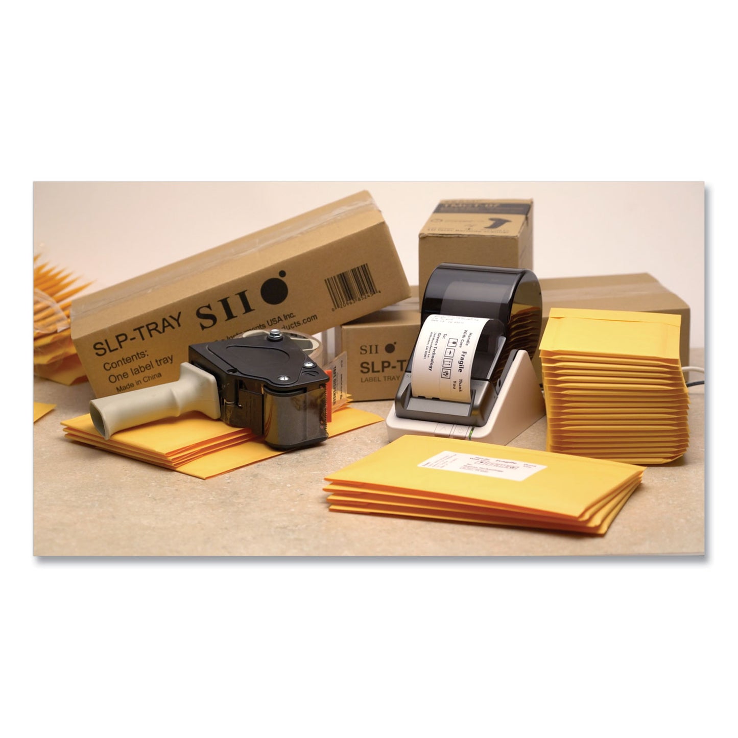 Seiko SLP-650 Smart Label Printer, 70 mm/sec Print Speed, 300 dpi, 4.5 x 6.78 x 5.78