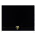 Great Papers! Classic Crest Certificate Covers, 9.38 x 12, Black, 5/Pack (903117S)