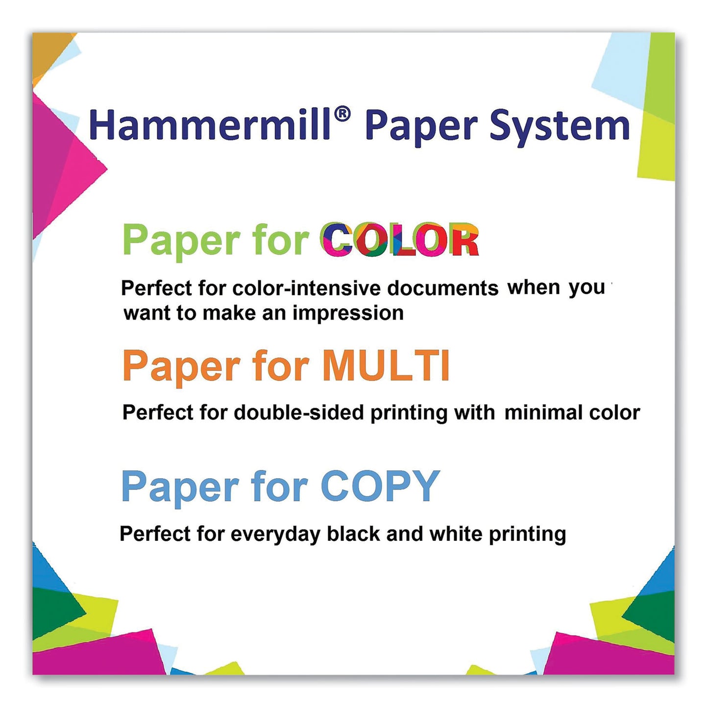 Hammermill Colors Print Paper, 20 lb Bond Weight, 11 x 17, Blue, 500/Ream (102137)