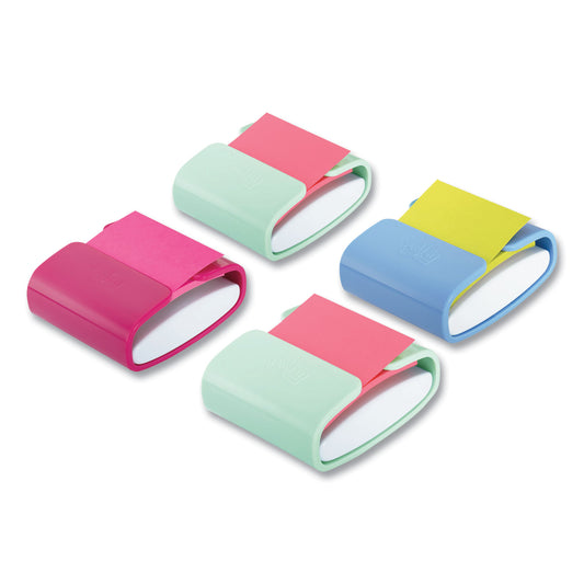 Post-it Wrap Dispenser, For 3 x 3 Pads, Assorted Colors (WD330COL)