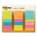 Post-it Pad Collection Assortment Pack, 3" x 3", Energy Boost and Supernova Neon Color Collections, 45 Sheets/Pad, 15 Pads/Pack (65415SSMLTI2)