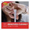 Command General Purpose Hooks, Large, Plastic, White, 5 lb Capacity, 4 Hooks and 6 Strips/Pack (170834ES)