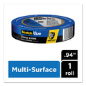 ScotchBlue Sharp Lines Multi-Surface Painter's Tape, 3" Core, 0.94" x 60 yds, Blue (70006578119)