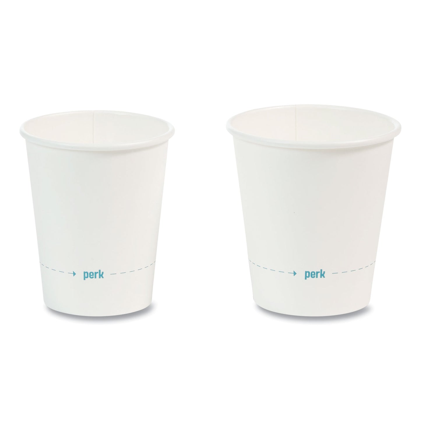 Perk White Paper Hot Cups, 10 oz, 50/Pack (24431638)
