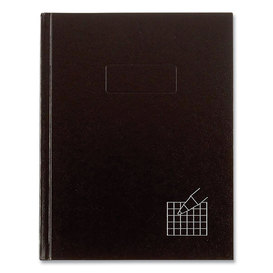 Blueline Professional Quad Notebook, Quadrille Rule (4 sq/in), Black Cover, (96) 9.25 x 7.25 Sheets (A9Q)