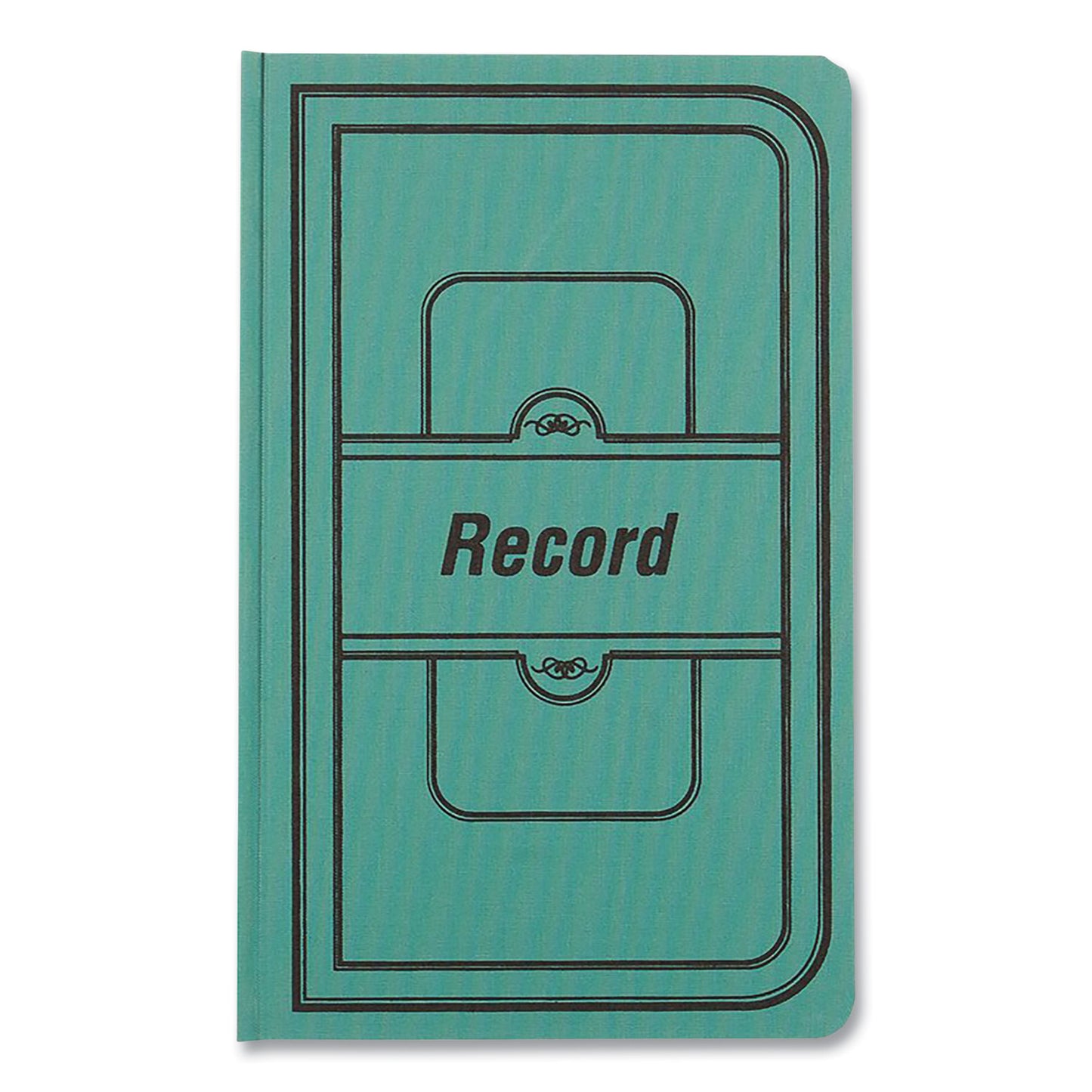 National Paper Tuff Series Record Book, Green Cover, 12 x 7.5 Sheets, 300 Sheets/Book (A66300R)