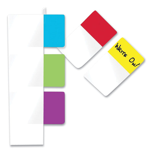 Redi-Tag Removable Page Flags, Red/Blue/Green/Yellow/Purple, 100/Color, 500/Pack (76825)