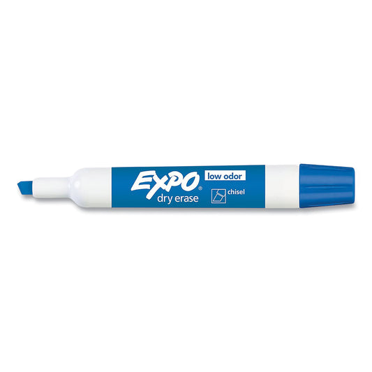 EXPO Dry Erase Marker, Broad Chisel Tip, Assorted Colors, 8/Pack (1927524)