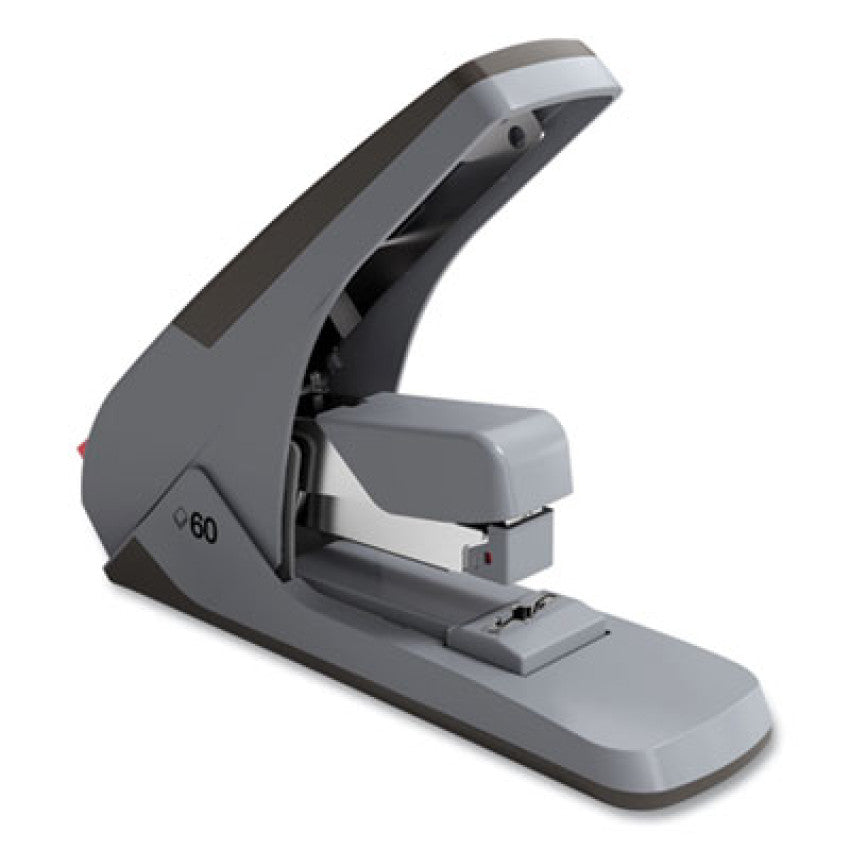 TRU RED One-Touch Desktop Stapler, 60 or 25 Sheet Capacity, Gray/Black (331288)