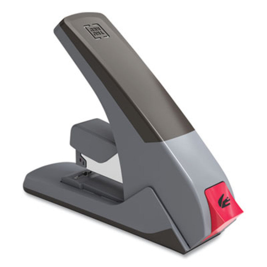 TRU RED One-Touch Desktop Stapler, 60 or 25 Sheet Capacity, Gray/Black (331288)