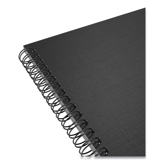 TRU RED Wirebound Soft-Cover Project-Planning Notebook, 1-Subject, Project-Management Format, Black Cover, (80) 9.5 x 6.5 Sheets (24377281)