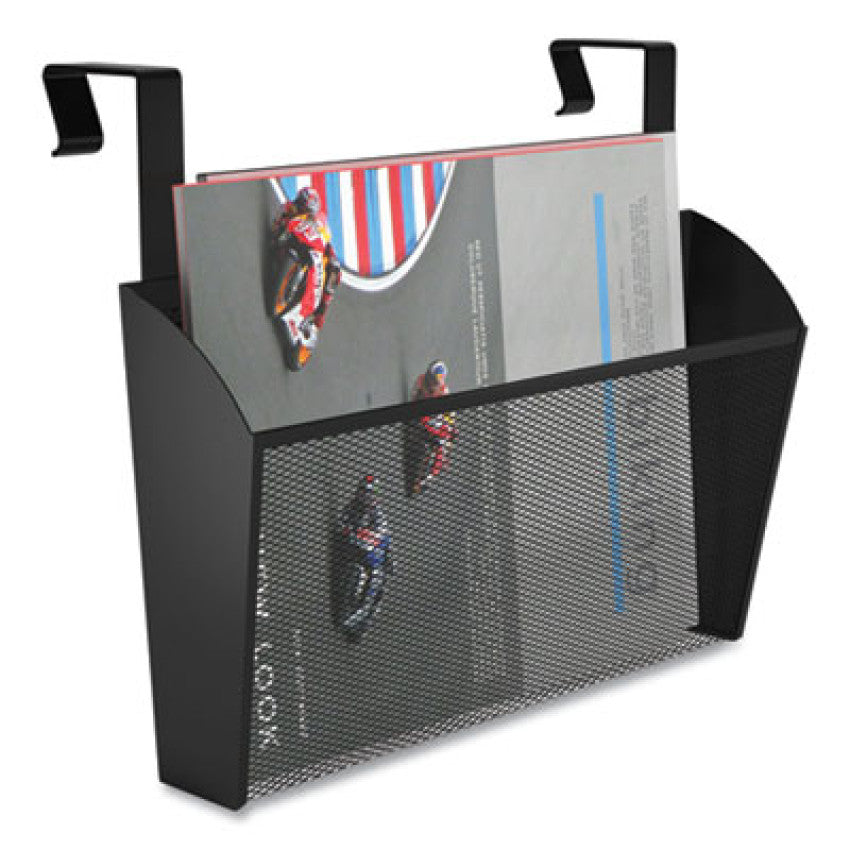 TRU RED Wire Mesh Wall File, Letter Size, 14.37" x 3.34", Black (24402465)