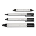 TRU RED Dry Erase Marker, Pen-Style, Extra-Fine Bullet Tip, Black, Dozen (24402806)
