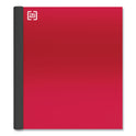 TRU RED Three-Subject Notebook, Twin-Wire, Medium/College Rule, Red Cover, (150) 11 x 8.5 Sheets (24423004)
