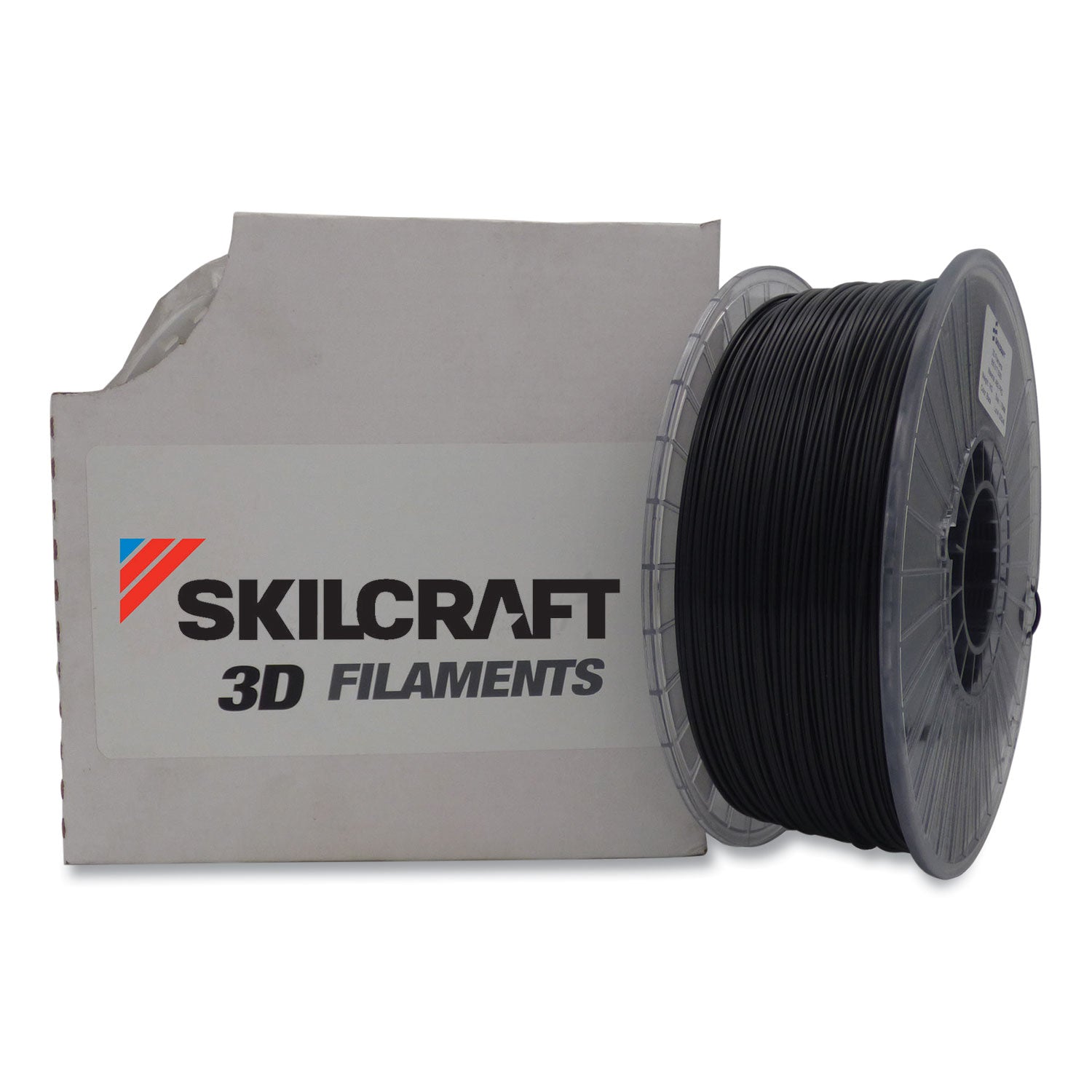 AbilityOne 7045016859763, SKILCRAFT 3D Printer Acrylonitrile Butadiene Styrene Filament, 1.75 mm, Black