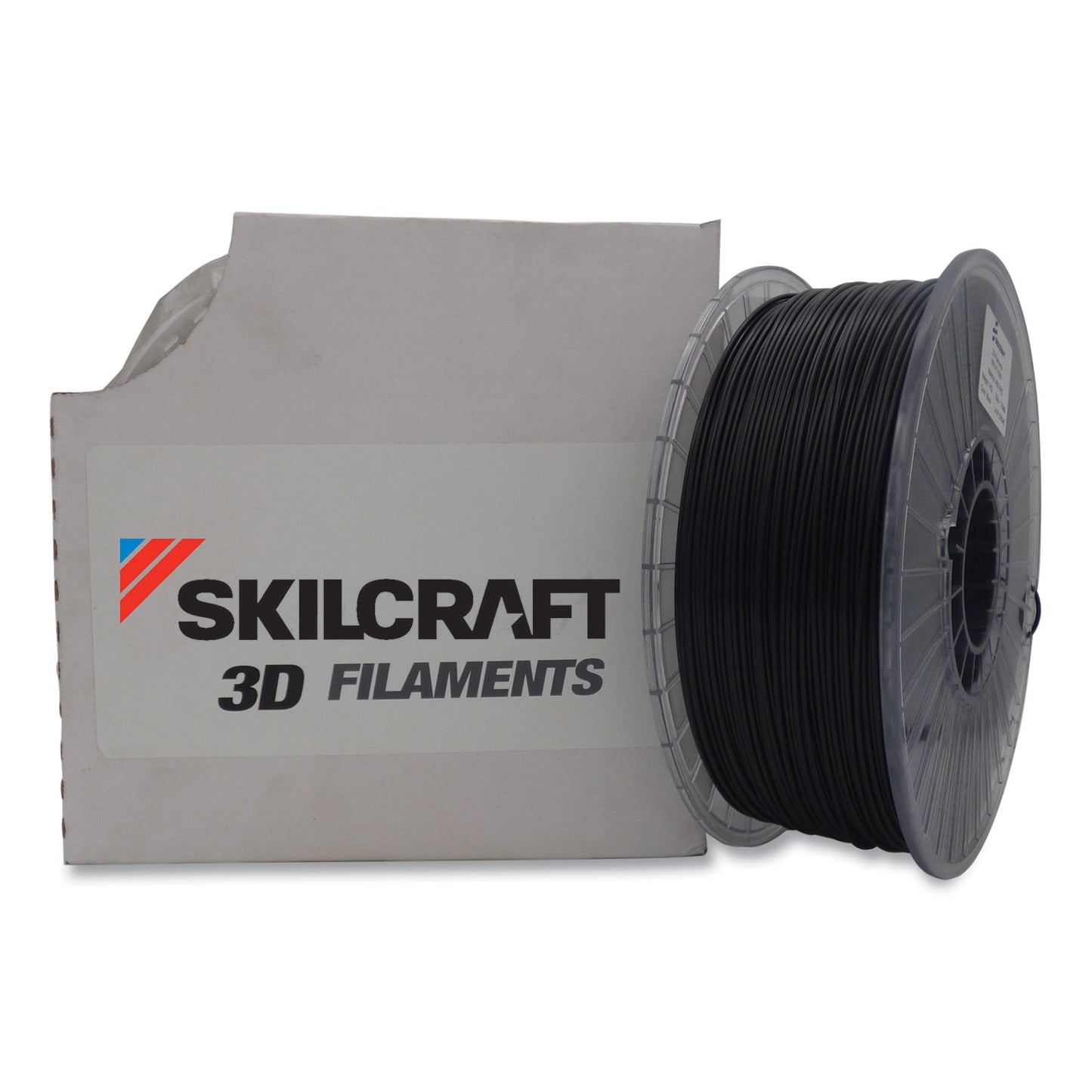 AbilityOne 7045016858922, SKILCRAFT 3D Printer Polylactic Acid Filament, 1.75 mm, Black