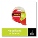 Scotch Sure Start Packaging Tape with Dispenser, 3" Core, 1.88" x 38.2 yds, Clear (3450SRD)