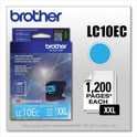 Brother LC10EC INKvestment Super High-Yield Ink, 1,200 Page-Yield, Cyan