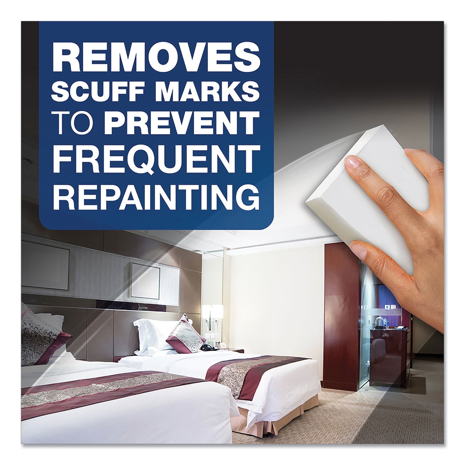 Mr. Clean Magic Eraser Extra Durable, 4.6 x 2.4, 0.7" Thick, White, 30/Carton (16449)