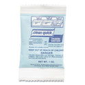 Clean Quick Powdered Chlorine-Based Sanitizer, 1oz Packet, 100/Carton (02584)