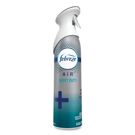 Febreze AIR, Heavy Duty Crisp Clean, 8.8 oz Aerosol Spray, 6/Carton (96257)