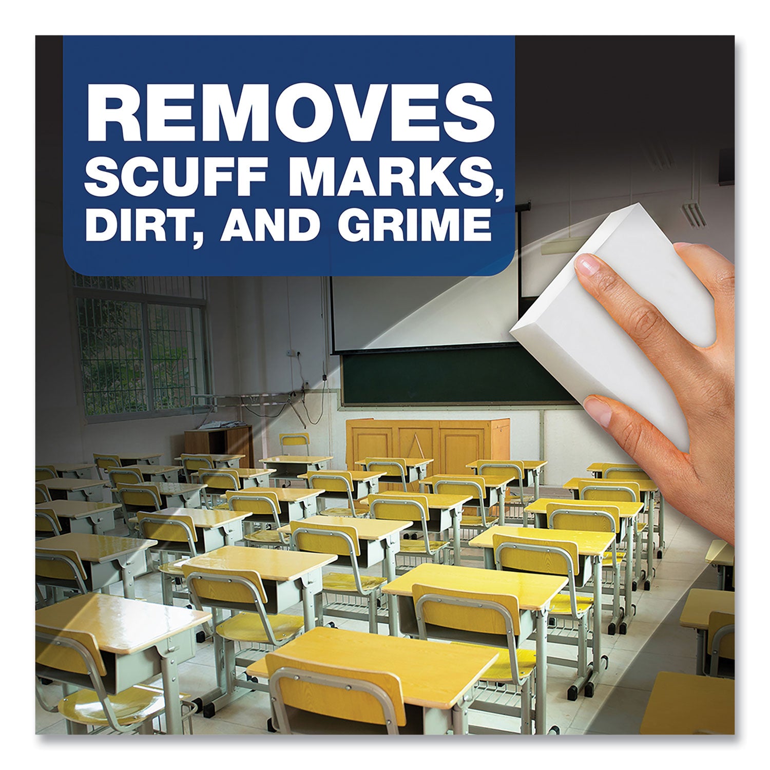 Mr. Clean Magic Eraser Extra Durable, 4.6 x 2.4, 0.7" Thick, White, 30/Carton (16449)