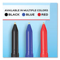 Paper Mate Write Bros. Ballpoint Pen, Stick, Bold 1.2 mm, Blue Ink, Blue Barrel, Dozen (2124513)