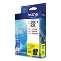 Brother LC20EY INKvestment Super High-Yield Ink, 1,200 Page-Yield, Yellow