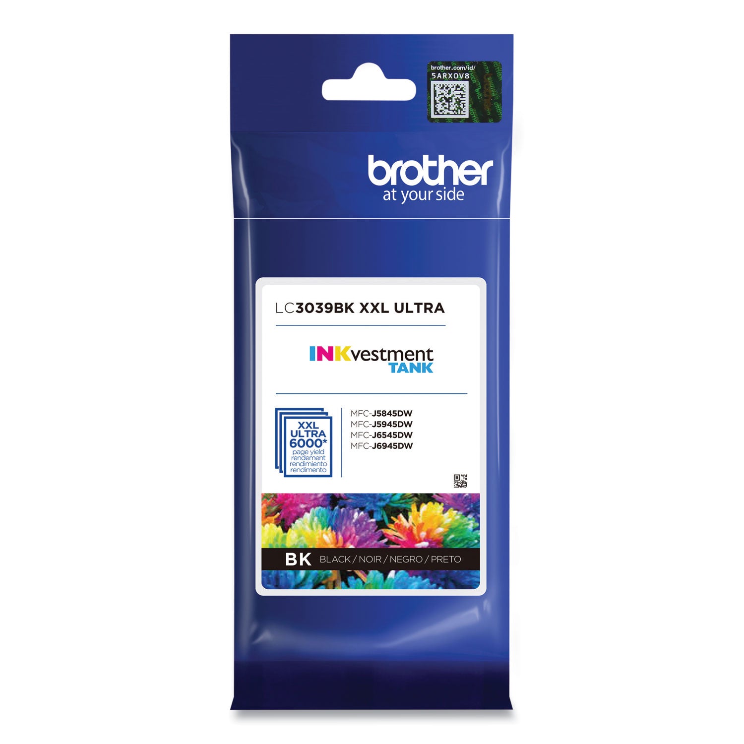 Brother LC3039BK INKvestment Ultra High-Yield Ink, 6,000 Page-Yield, Black