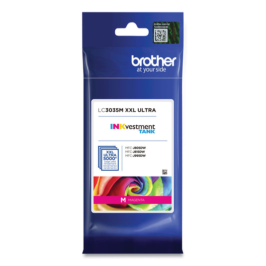 Brother LC3035M INKvestment Ultra High-Yield Ink, 5,000 Page-Yield, Magenta