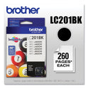 Brother LC201BK Innobella Ink, 260 Page-Yield, Black